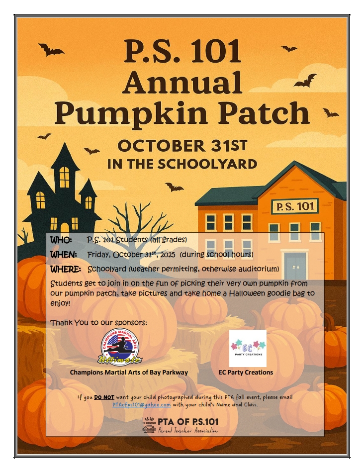 PTA Pumpkin Patch flyer