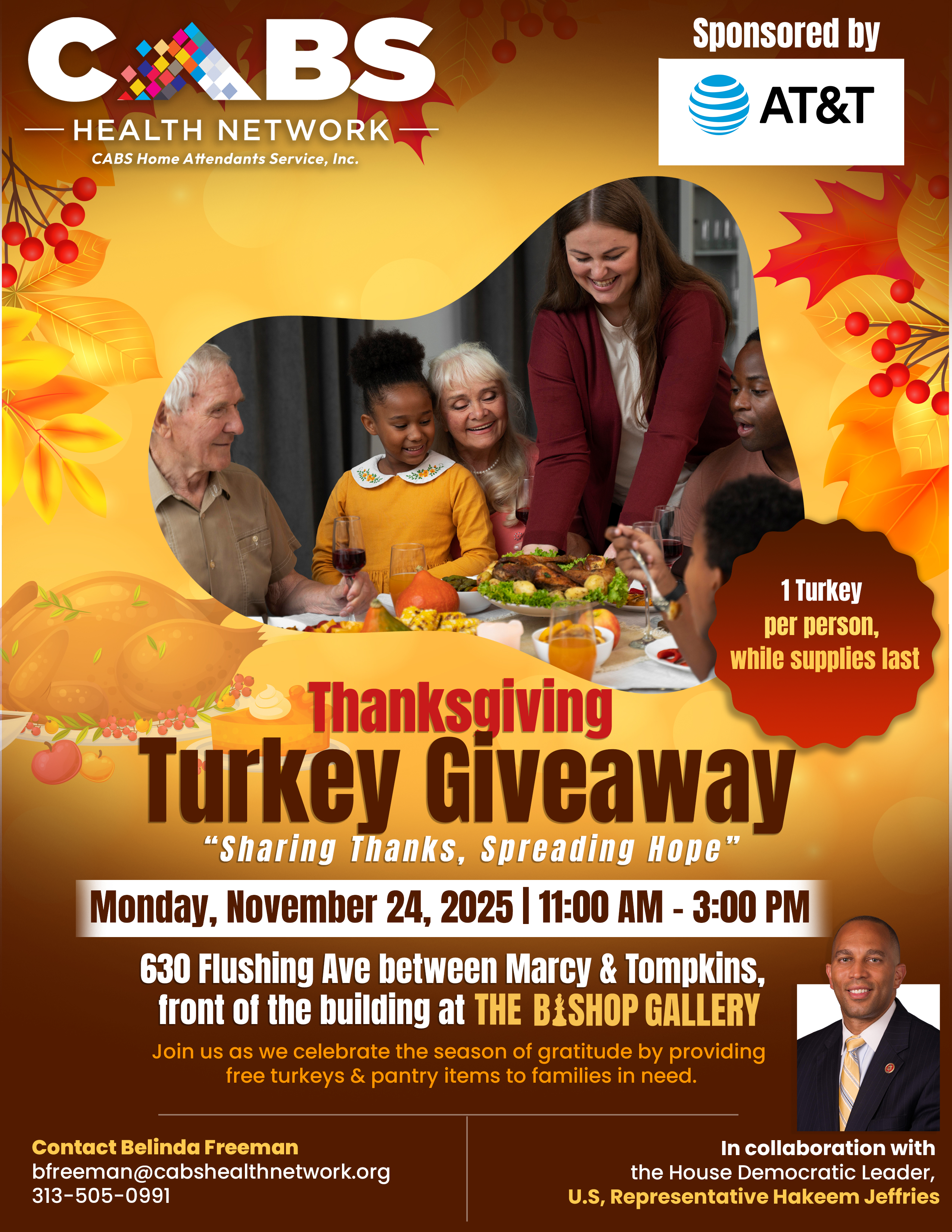 Free Turkey Giveaway | PS 101 The Verrazzano School