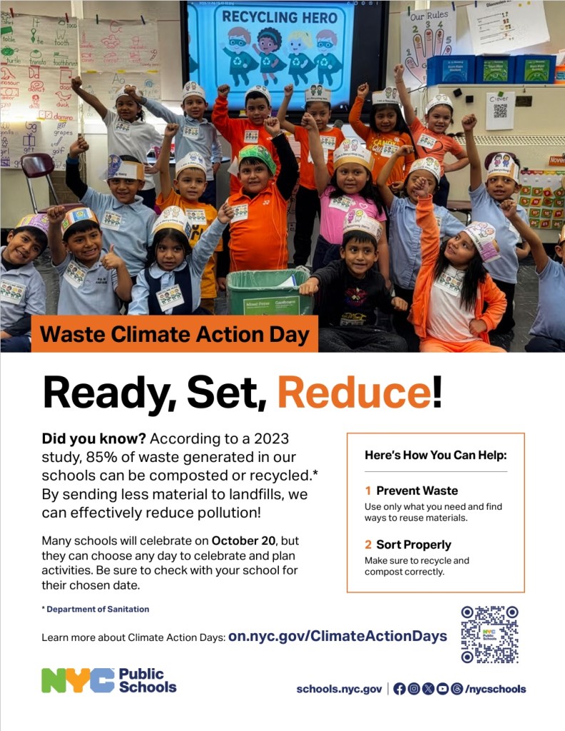 Waste Climate Action Day flyer